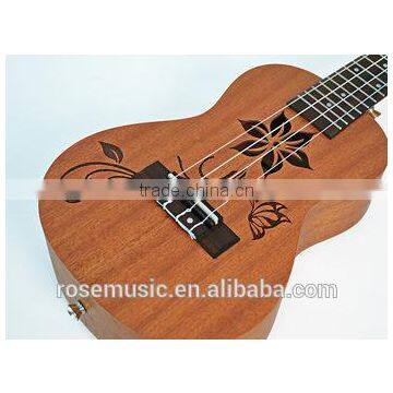 Wholesale24 " Carving Sapele Ukulele From China Factory photo-2