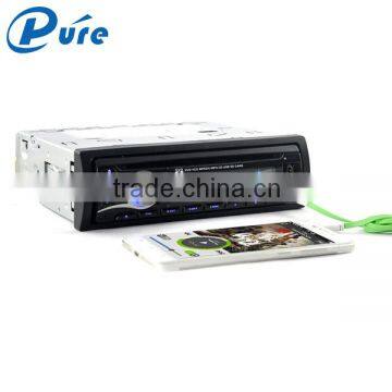 Universal lcd screen display car dvd player with bluetooth function support radio,usb,sd and mmc card play