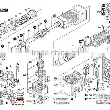 Demolition Hammer GSH 11E Accessory Replace Parts CARBON BRUSH 6*16*24mm 1617014126 photo-2