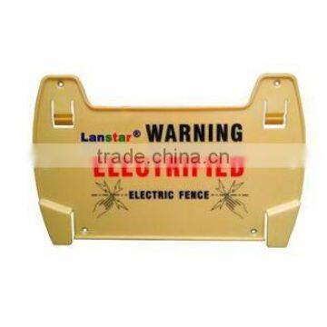 Warning Signs for Perimeter Electric Fence,both Sides Printed,PP Materials photo-2