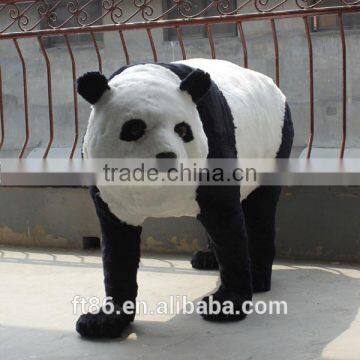life size simulated animal giant panda plastic toy