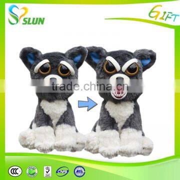 plush toys with alarm clock function stuffed animal with music box squeeze music chip