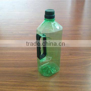 BOLAI Hexagon Shape PET Cooking Oil Bottle With Cork FOR 1L photo-2