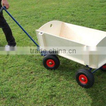 Children Wooden Carts / Pull Cart / Pull Along Cart100Kg Capacity TC4203B