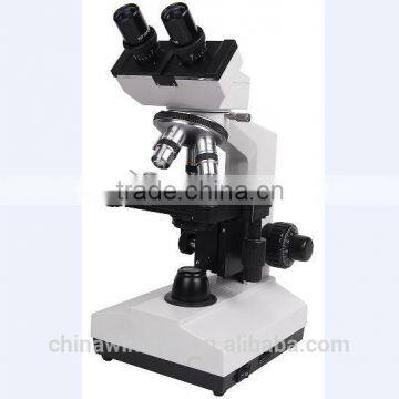 Binocular head microscope with LED light illumination