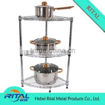 Many Layers Metal Wire Shelf Wire Shelving Rack Commodity Shelf Wire Mesh Rack photo-2