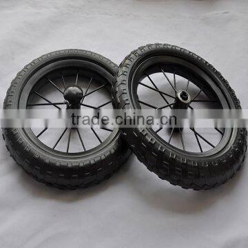 12 inch EVA foam wheel/ kids plastic bicycle wheel