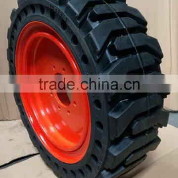 Solid Skid Steer Tires 30x10-16 33x12-16 10-16.5 12-16.5 With Apertures photo-5