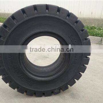 Well Reputed Trailer Solid Tyres 4.00-8 6.50-10 Scissor Lift Tire for Semi Seaport Airport Trailer photo-2