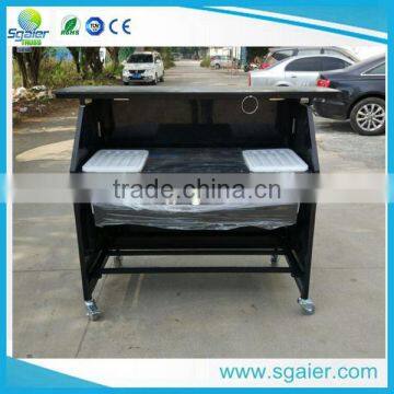 aluminum restaurant black portable bar tops for sale