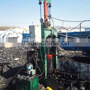 hydraulic type pressing waste engine oil filter paper equipment