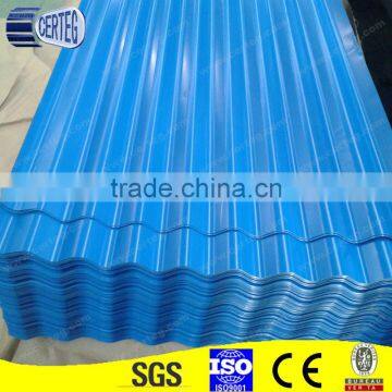 Corrugated Galvanized GI Roofing/waves blue Steel Sheet/Wall Sheet