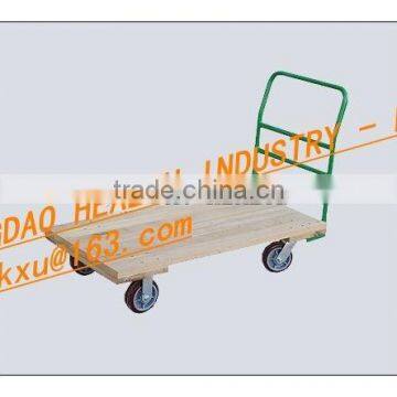 Wood Deck 30"X60" Platform Truck With 6"x2" Heavy Duty Casters photo-4