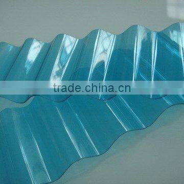 Clear Transparent PC Plastic Color Corrugated Plastic Roofing Sheets photo-4