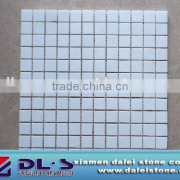Carrara white marble mosaic tile for kitchen