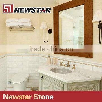 Newstar American Hotel Quartz Prefab Bathroom Countertop photo-5