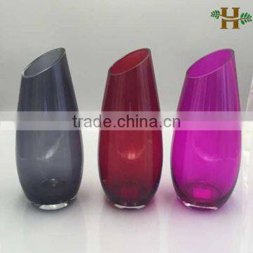 Colored Glass Vases for Decorations