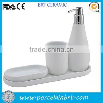 white ceramic bathroom soap dish