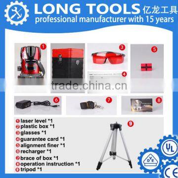 High Quality Rotary Self-leveling 8 Lines Red Beam Oblique Line Laser Level Low Price photo-2