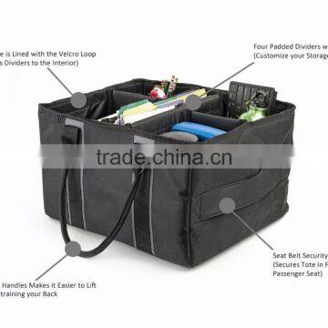 Black File Tote for Car Car Trunk Organizer Box photo-6