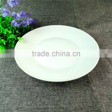Cheap Bulk 10 Inch White Round Japanese Ceramic Hot Plate Cooking Daliy Use photo-2