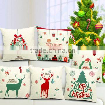 2015 christmas throw cushion pillow case