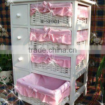 Factory Directly Mini Wicker Basket Drawers Made From Half Willow