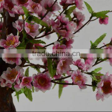 Artificial Pink Cherry Blossom Tree Small Bonsai Flower Mini Bonsai Tree photo-2