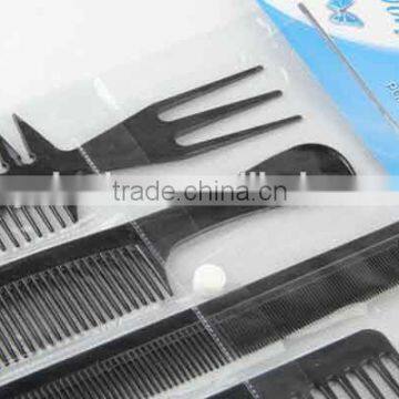 5PC Combined Type Comb/plastic Hair Brush photo-3