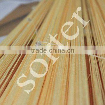 Cream Color String Curtain With Beads Line Curtain photo-2