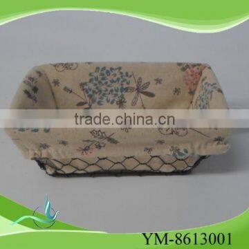 Gold supplier china wire willow storage basket for promotion