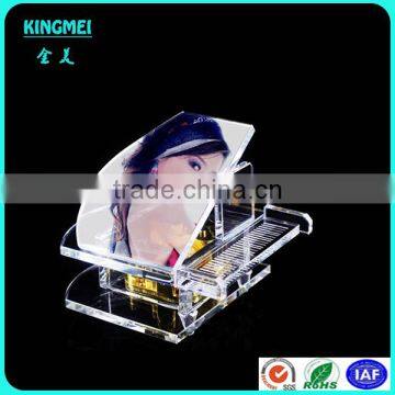 2015 Crystal Led Light Base for Display Piano With MP3 Music Round Led Light Base for Gift photo-2