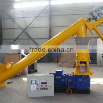 2014 Newly Saled SKJ 300 CE Approved Flat-Die Pellet Mill/pellet Machine With Screw Conveyor photo-5