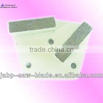 Sector block for abrasive