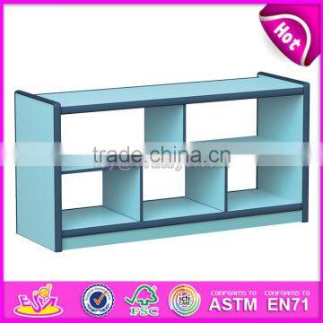 Wholesale Cheap Children Furniture Shelf Wood Hollow Cabinets W08C191 photo-4
