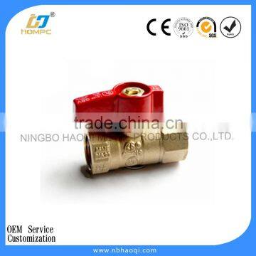 Female thread brass fireplace gas valve