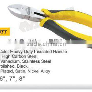YF416 American Style Double Color Handle Combination Plier With Fine Polished photo-3