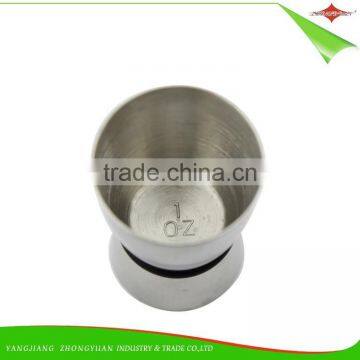 ZY-F1023 Stainless Steel Double Jigger With Handle Double Cups Measuring Tool photo-4