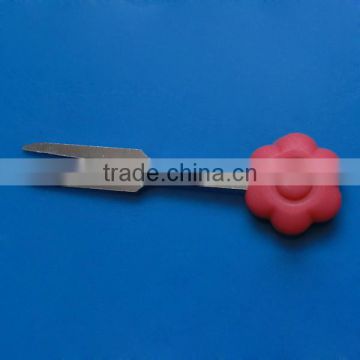 Silicone Flower Shape Fruit Fork