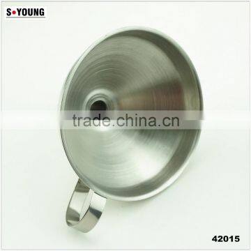 42015 Latest popular high quality small stainless steel funnel