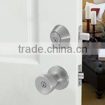 More Popular Stainless Steel Combo Locket, Entrance Round Knob Tubular Lock and Single Cylinder Deadbolt photo-3