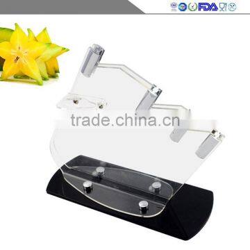 Black Handle With Arylic Ceramic Knife Block photo-5