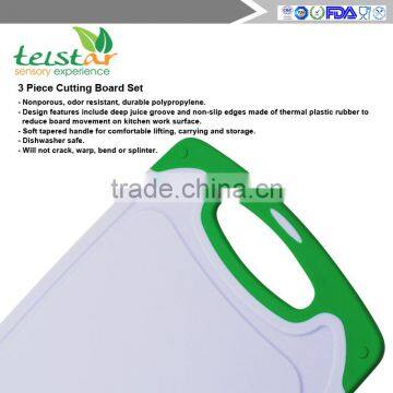 Manufacturer of Promotional Big Medium Small 3 PCS Green Plastic Cutting Board, and PP Cutting Board photo-5