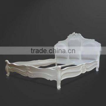 Bed Carving Nobel White Color photo-2