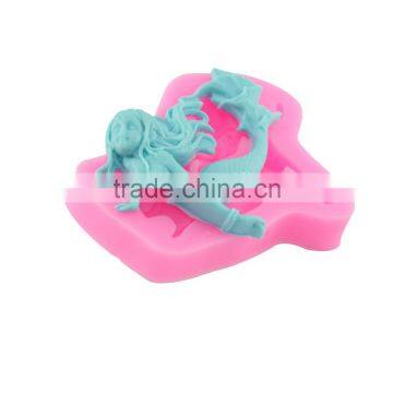 Liquid Silica Gel Mould DIY Chocolate Handmade Cake Mould Cake Decorating Tool Mermaid 1688 Agent photo-3