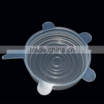 FDA Approved 4 Pack Set Food Safe Silicone Stretch Covers photo-3