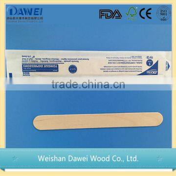 High Quality Wholesale sterilized economic adult wooden tongue depressor