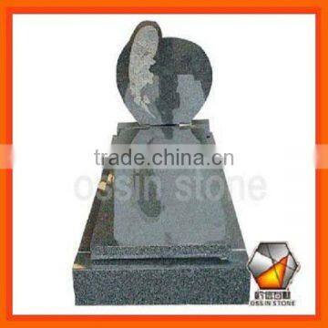 Black Granite Tombstone