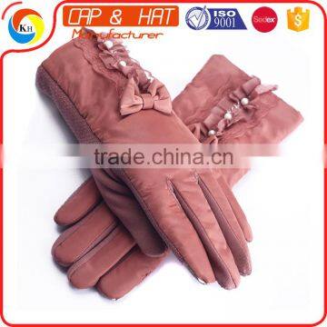 Customized Thinsulate Thermal Lined Stretch Winter Acrylic Knitted Glove for mobile phone