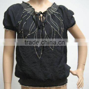 NEW style with shirring and beads top